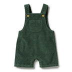 Moss Green Organic Cord Overall
