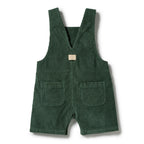 Moss Green Organic Cord Overall