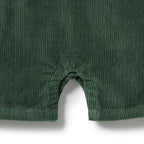 Moss Green Organic Cord Overall
