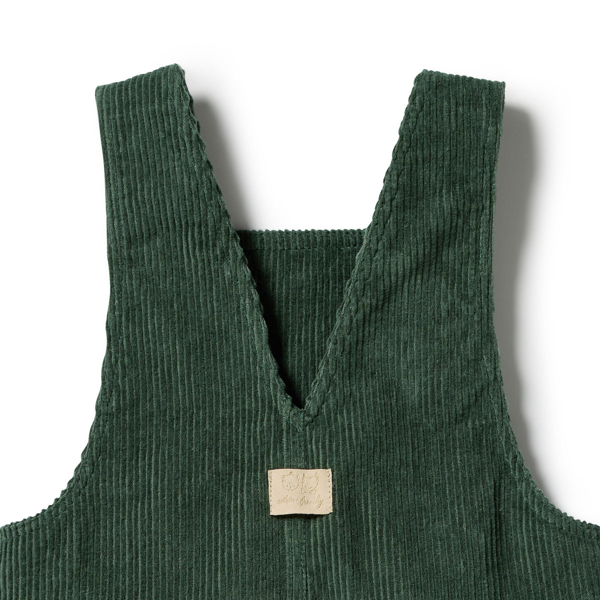 Moss Green Organic Cord Overall