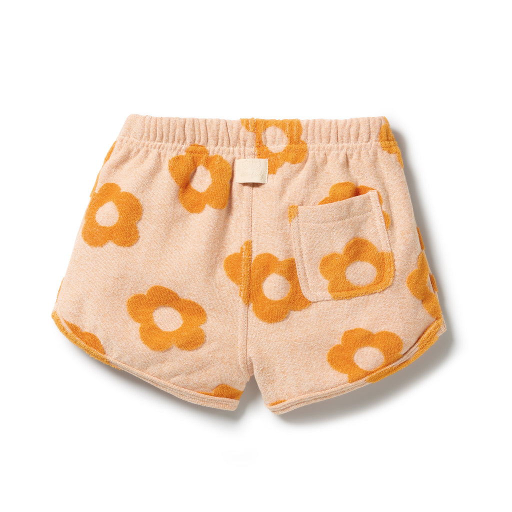 Daisy Glow Organic Terry Tie Short