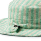 Seafoam Stripe Organic Terry Sun Hat