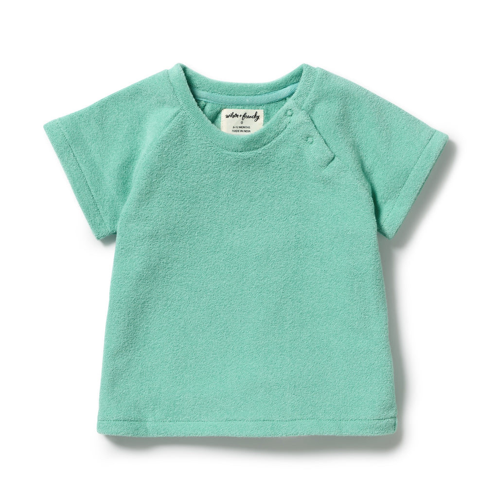 Seafoam Organic Terry Tee