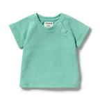 Seafoam Organic Terry Tee