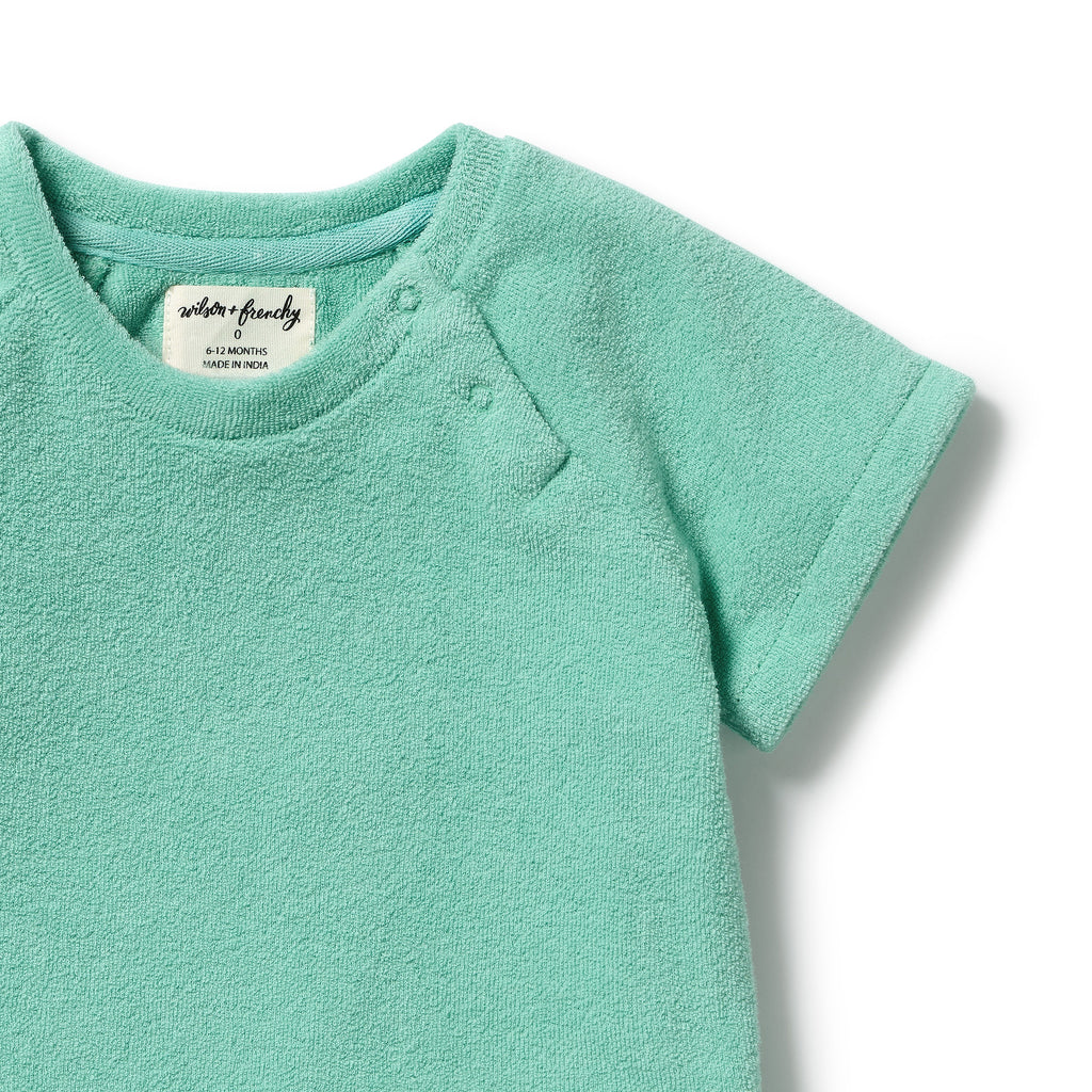 Seafoam Organic Terry Tee
