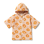 Daisy Glow Organic Terry Hooded Towel