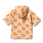 Daisy Glow Organic Terry Hooded Towel