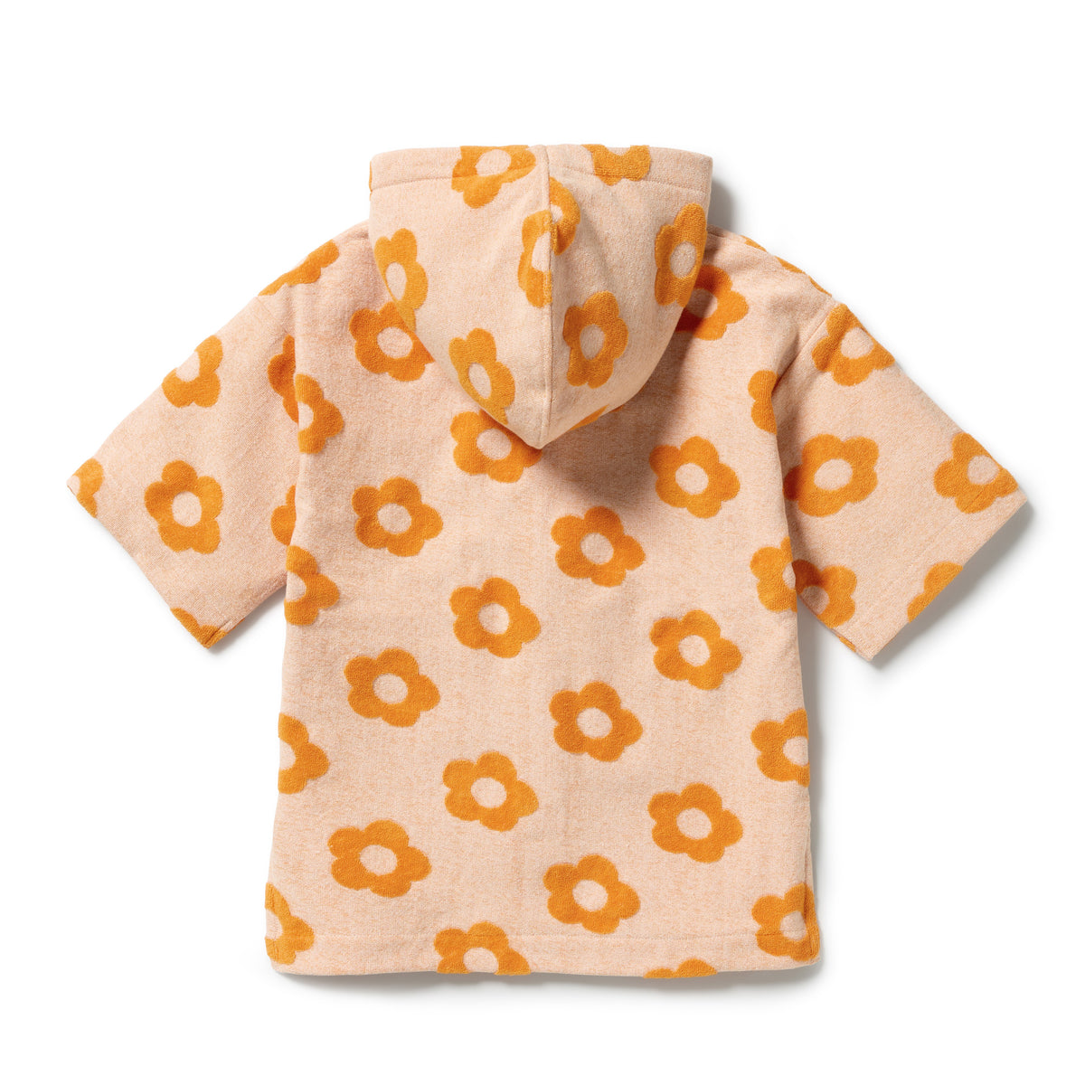 Daisy Glow Organic Terry Hooded Towel