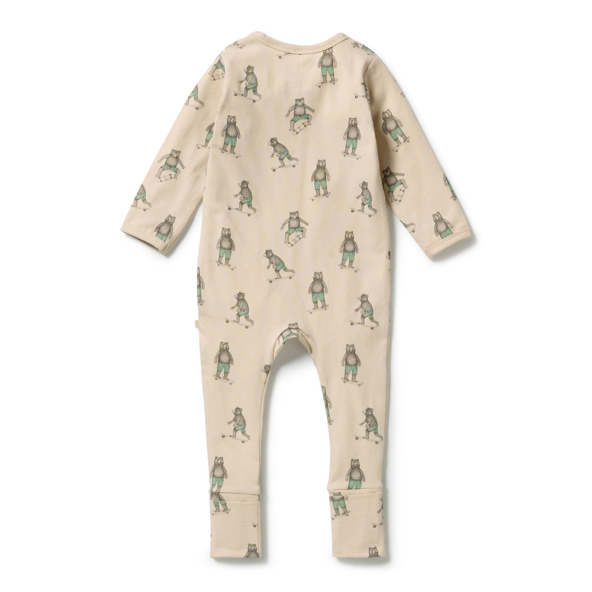 Skater Club Organic Zipsuit with Feet