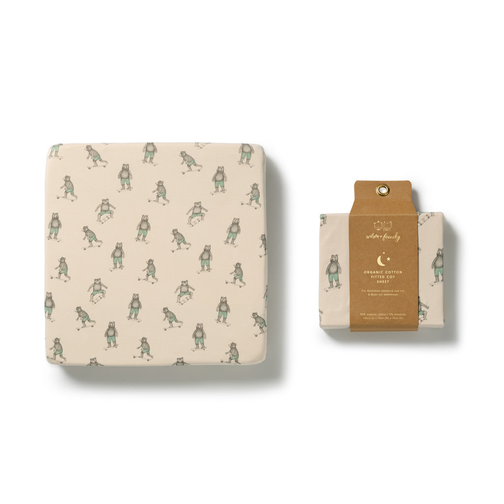 Skater Club Organic Cot Sheet