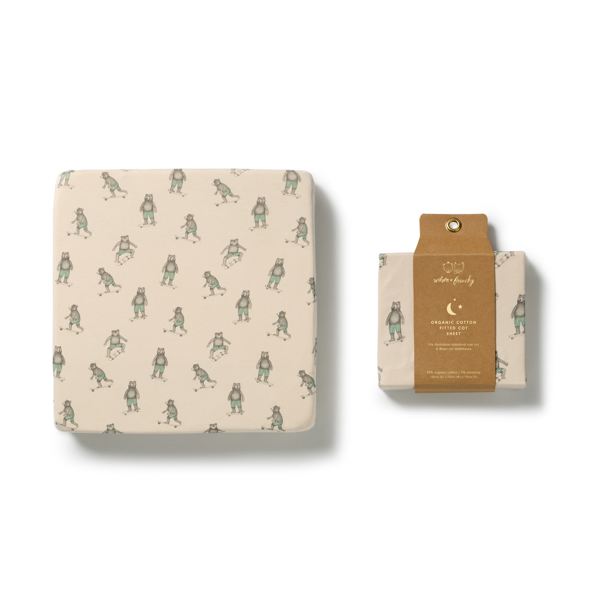 Skater Club Organic Cot Sheet