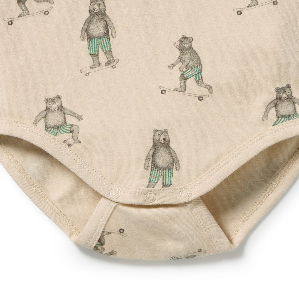 Skater Club Organic Henley Bodysuit