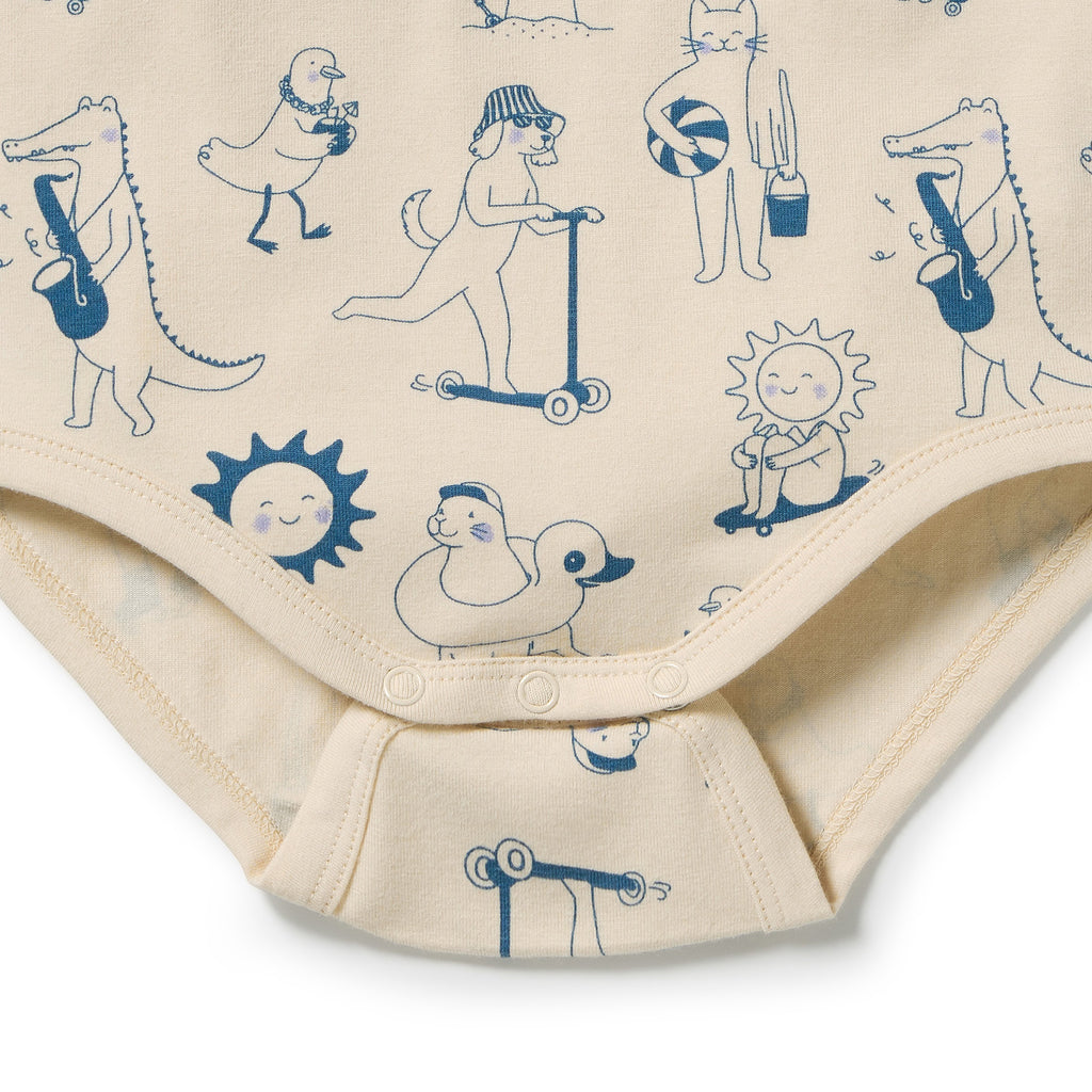 Tout est Magique Organic Henley Bodysuit