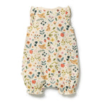 Summer Garden Organic Ruffle Zipsuit