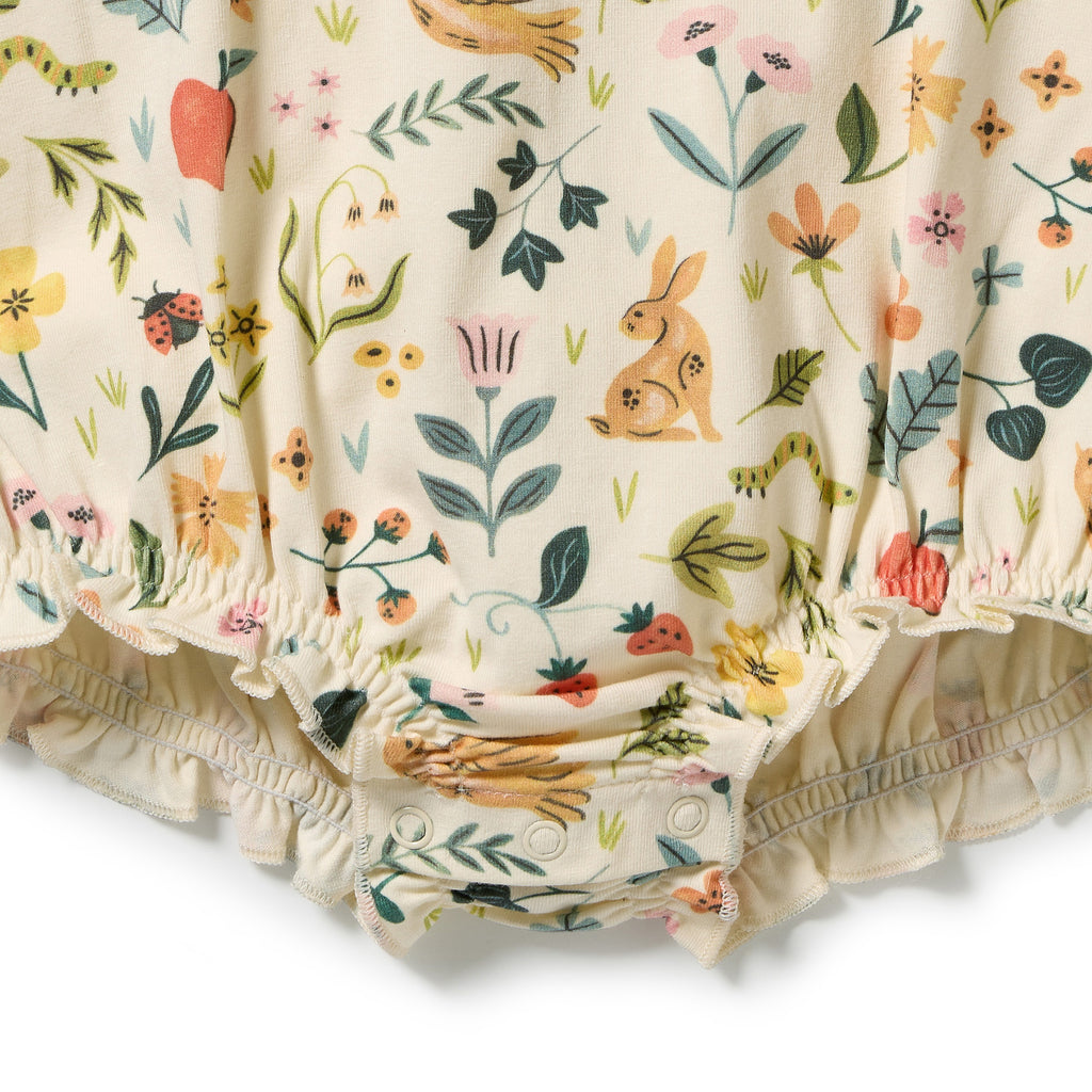 Summer Garden Organic Playsuit