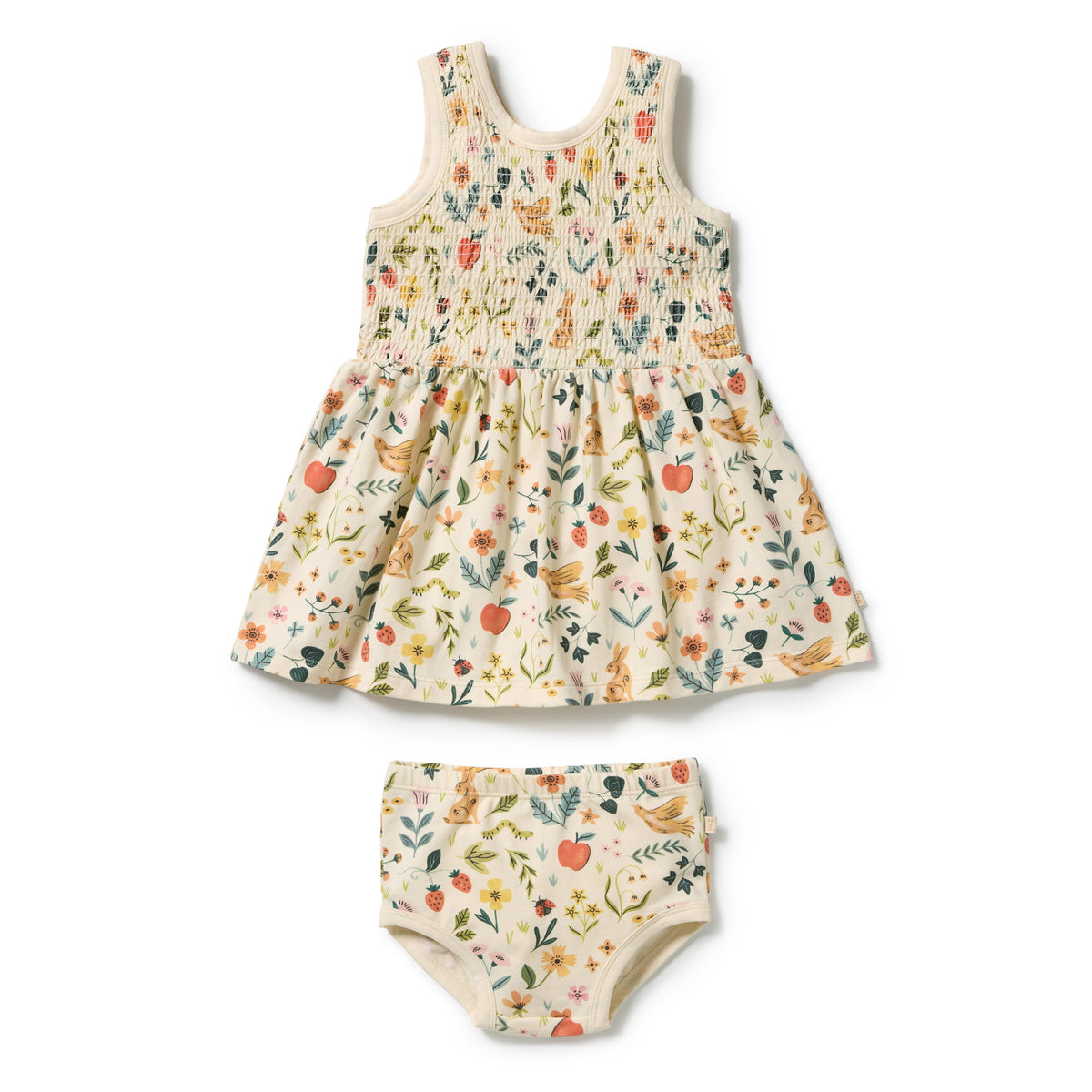 Summer Garden Organic Dress Set