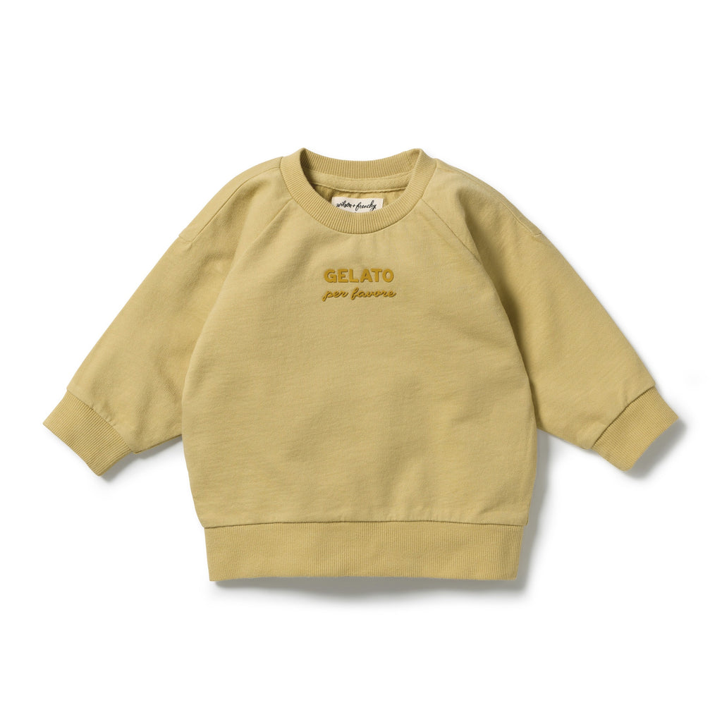 Gelato per favore Organic Garment Dyed Sweat