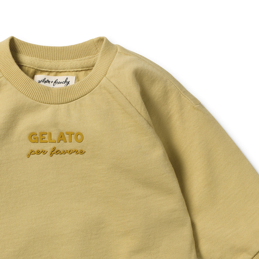 Gelato per favore Organic Garment Dyed Sweat