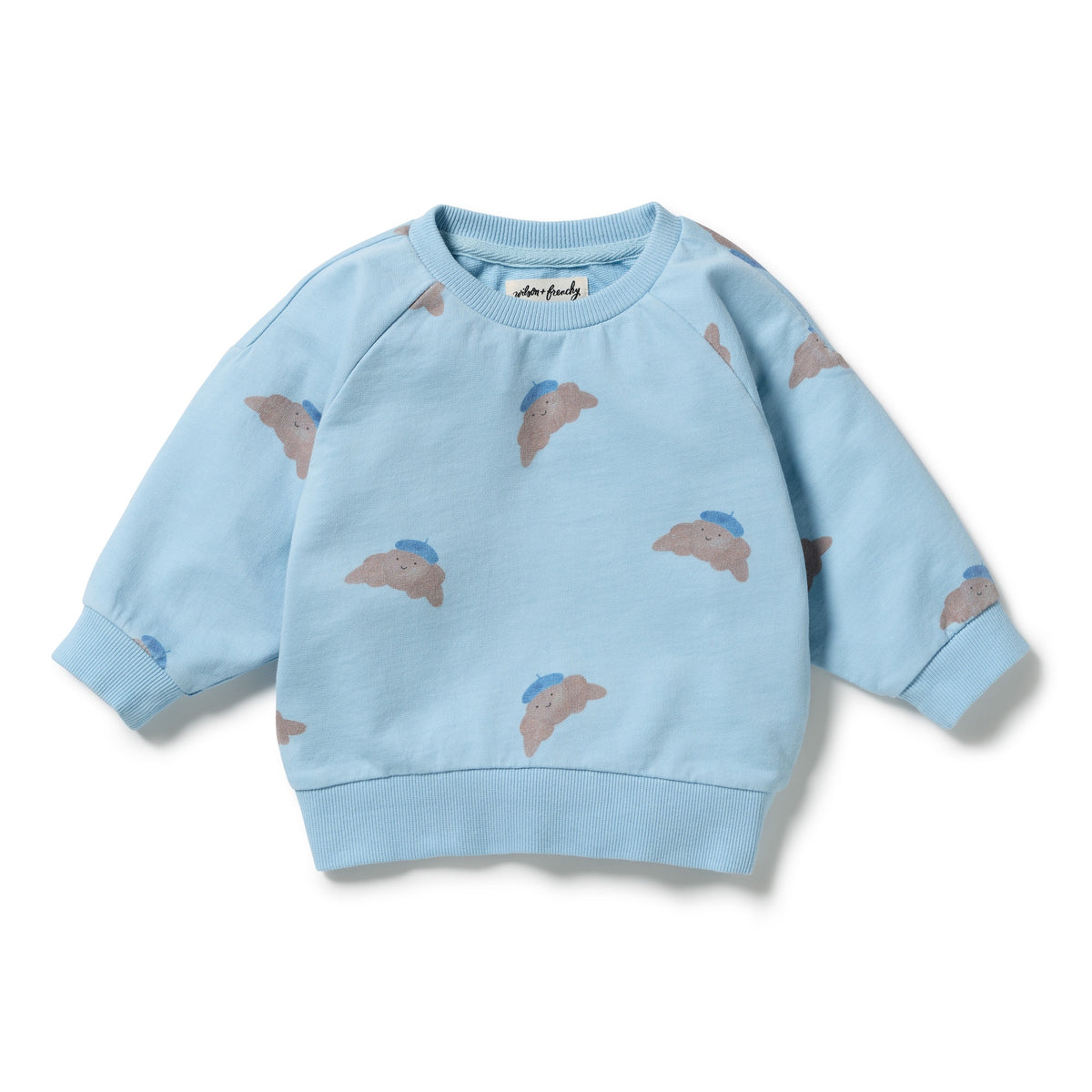 Little Croissant Organic Garment Dyed Sweat