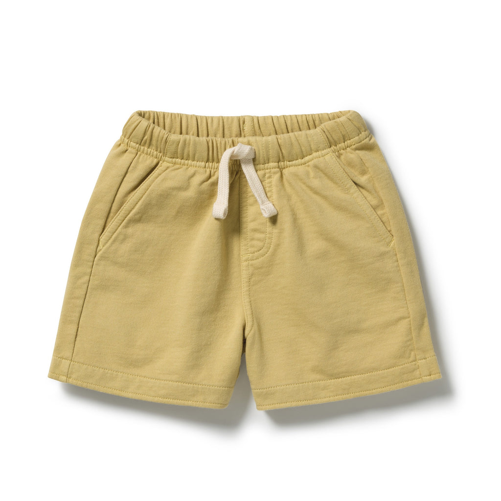 Sand Organic Garment Dyed Sweat Long Short
