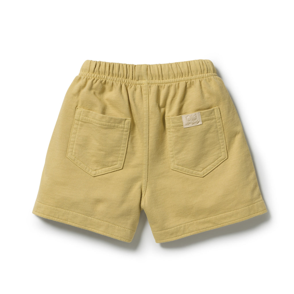 Sand Organic Garment Dyed Sweat Long Short