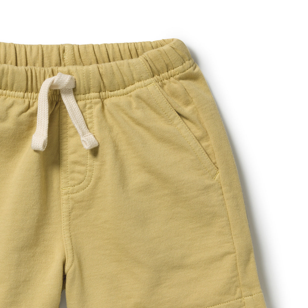 Sand Organic Garment Dyed Sweat Long Short