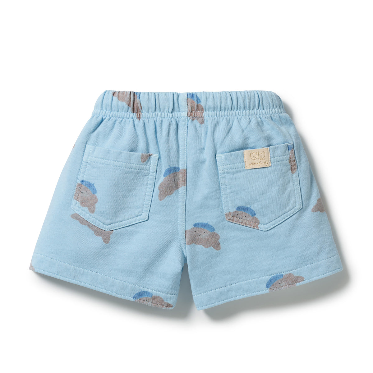 Little Croissant Organic Garment Dyed Sweat Long Short