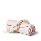 Organic Stripe Rib Bunny Rug Cantaloupe