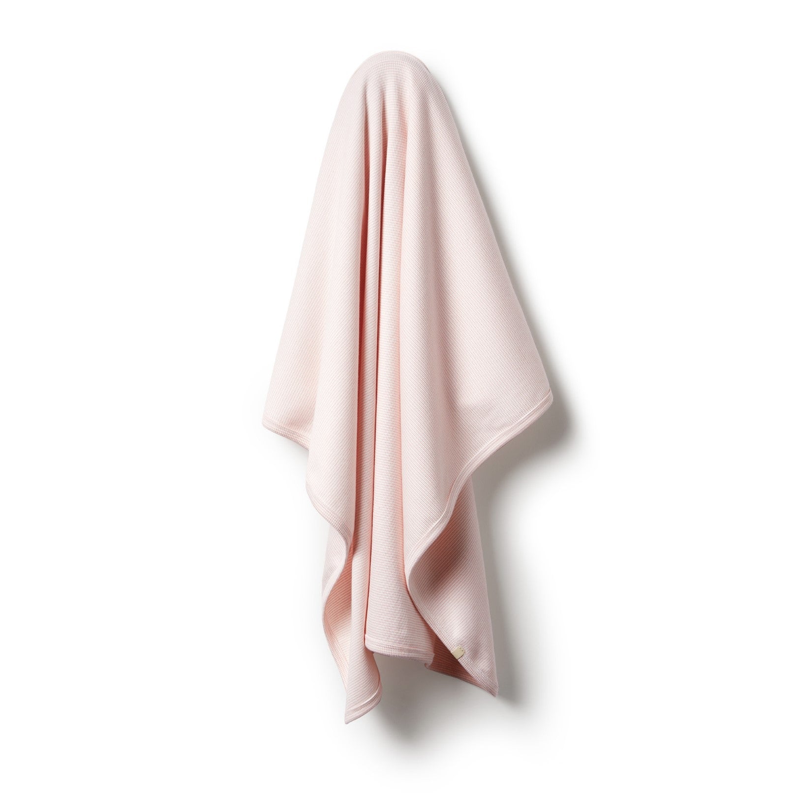 Organic Stripe Rib Bunny Rug Cantaloupe