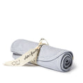 Organic Stripe Rib Bunny Rug Rain Drop