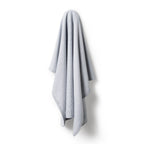 Organic Stripe Rib Bunny Rug Rain Drop