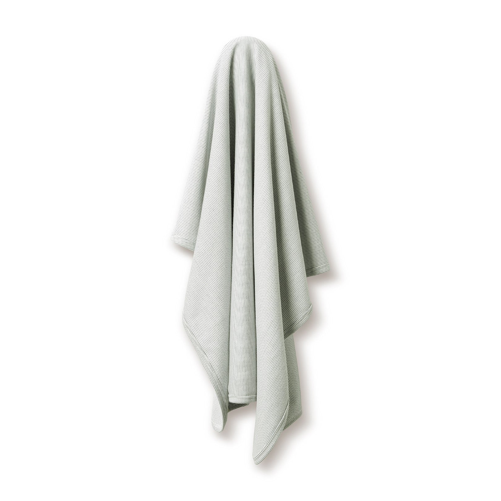 Organic Stripe Rib Bunny Rug Fern