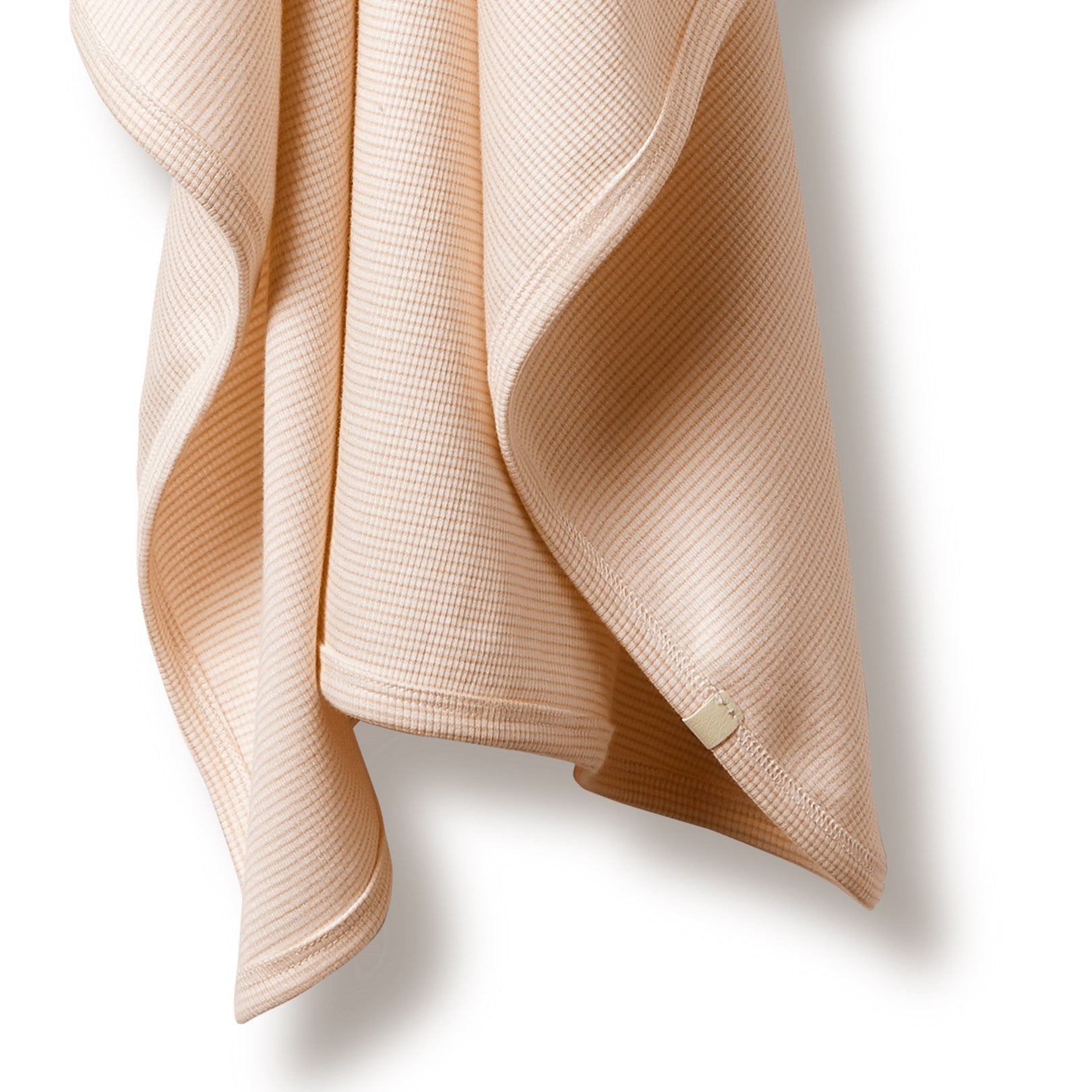 Organic Stripe Rib Bunny Rug Dusk
