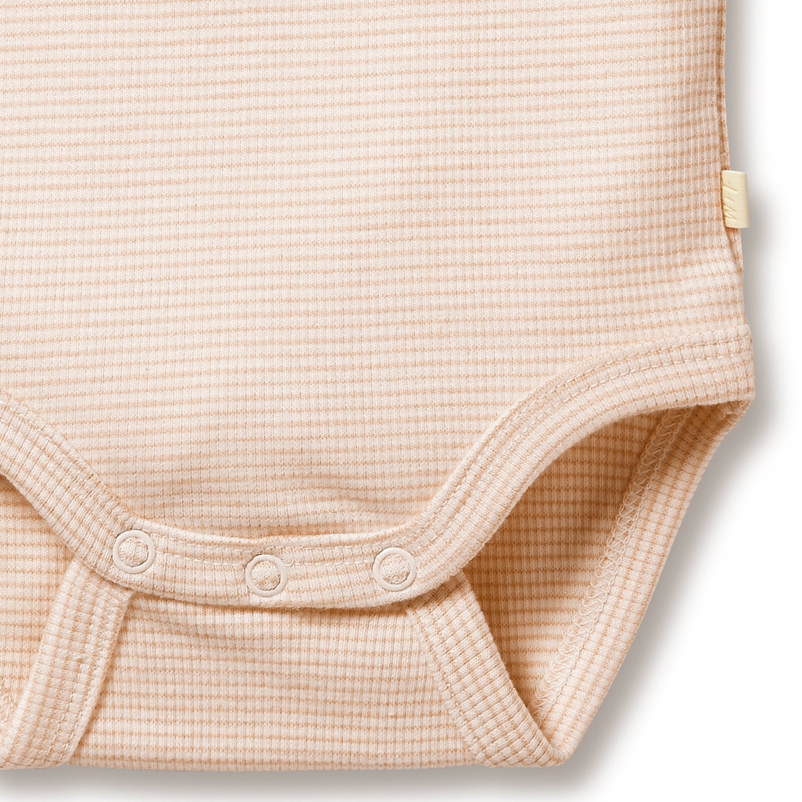 Organic Stripe Rib Bodysuit Dusk