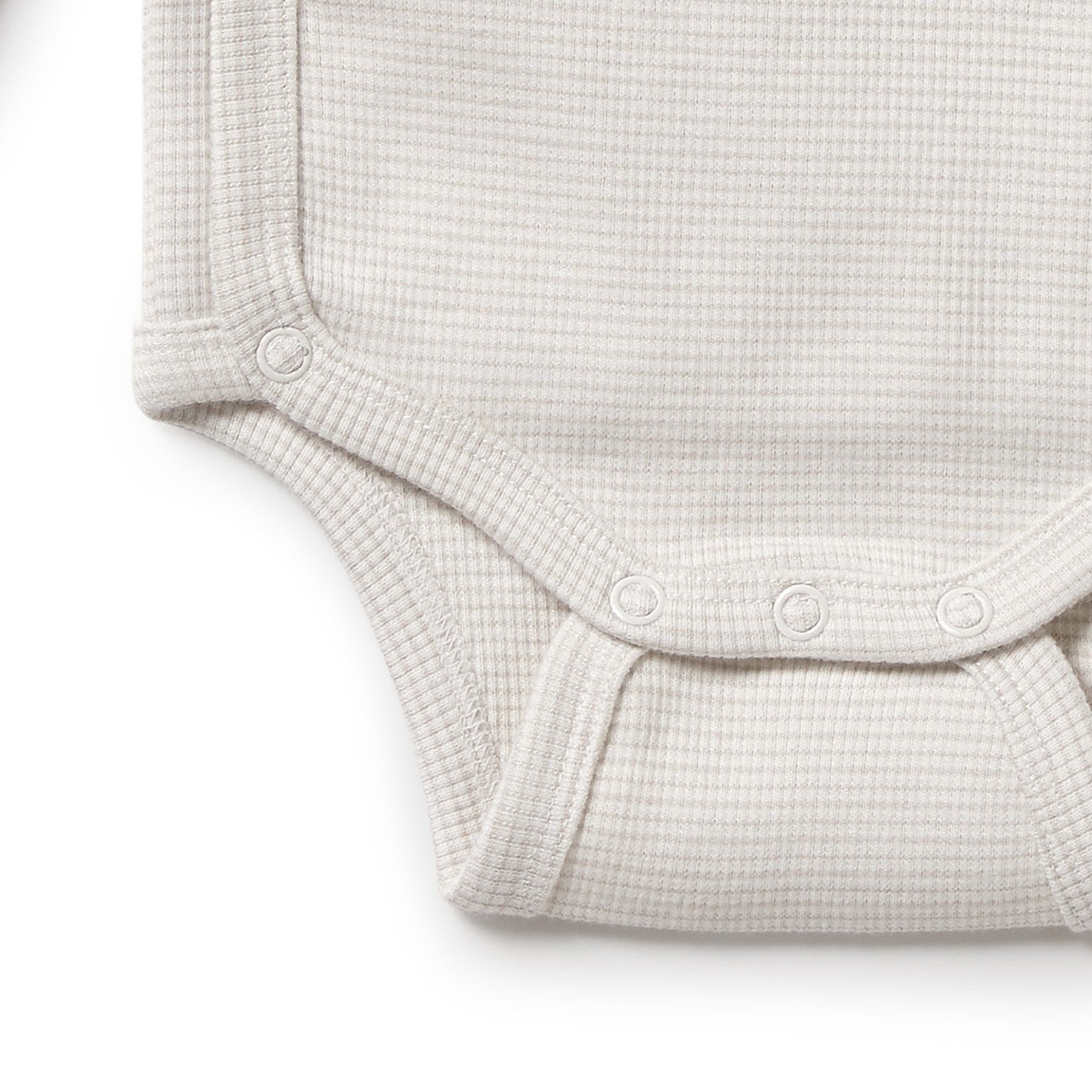 Organic Stripe Rib Kimono Bodysuit Clay