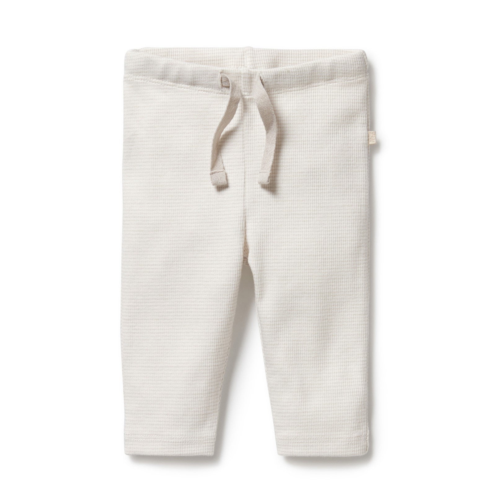 Organic Stripe Rib Legging Clay