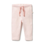 Organic Stripe Rib Legging Cantaloupe