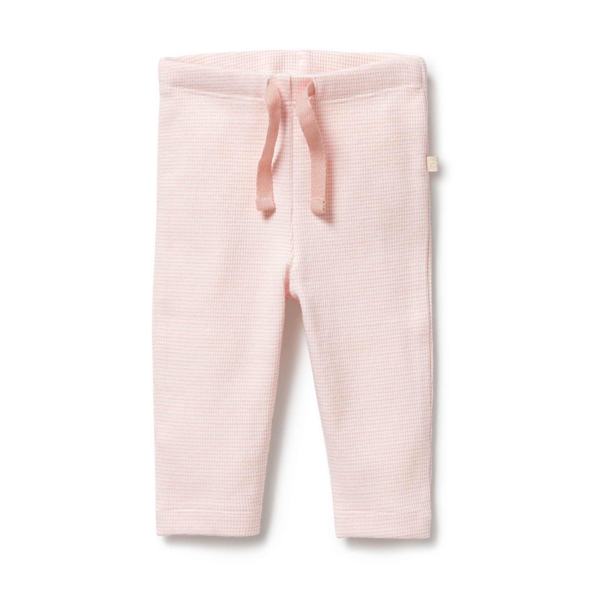 Organic Stripe Rib Legging Cantaloupe