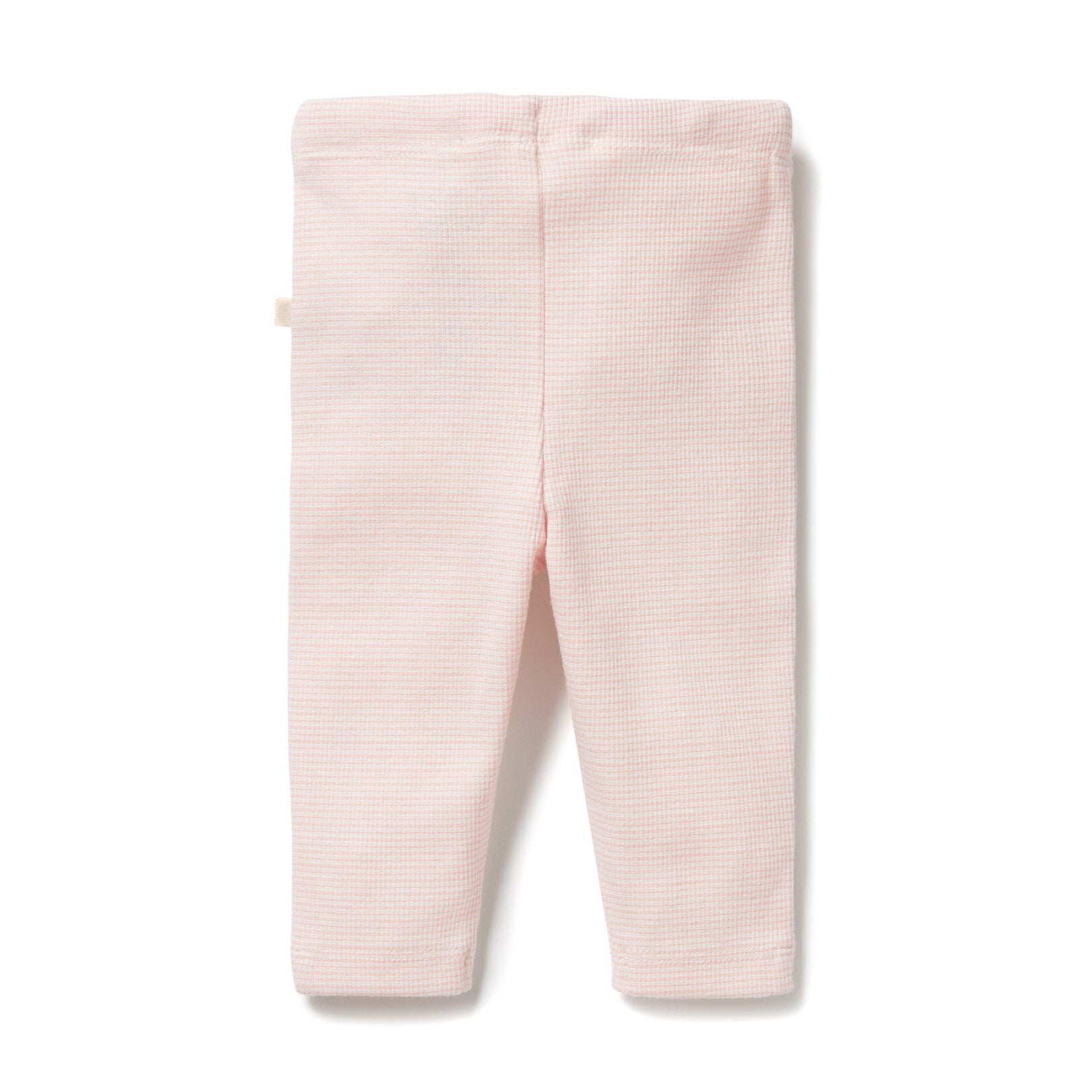Organic Stripe Rib Legging Cantaloupe