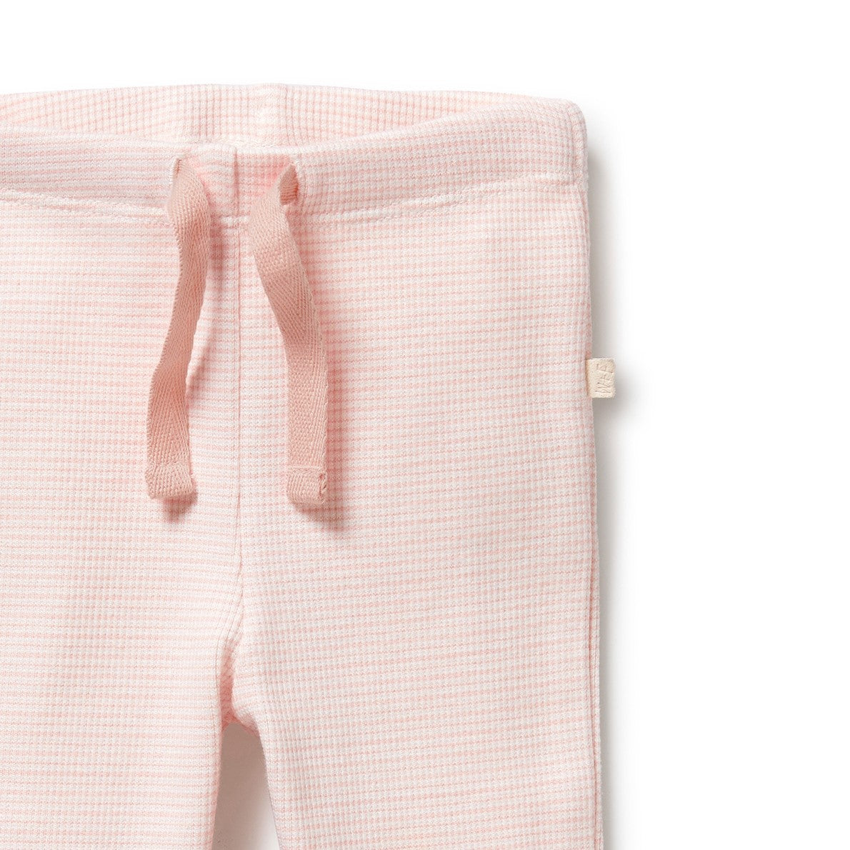 Organic Stripe Rib Legging Cantaloupe