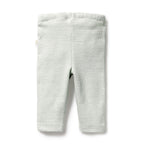 Organic Stripe Rib Legging Fern