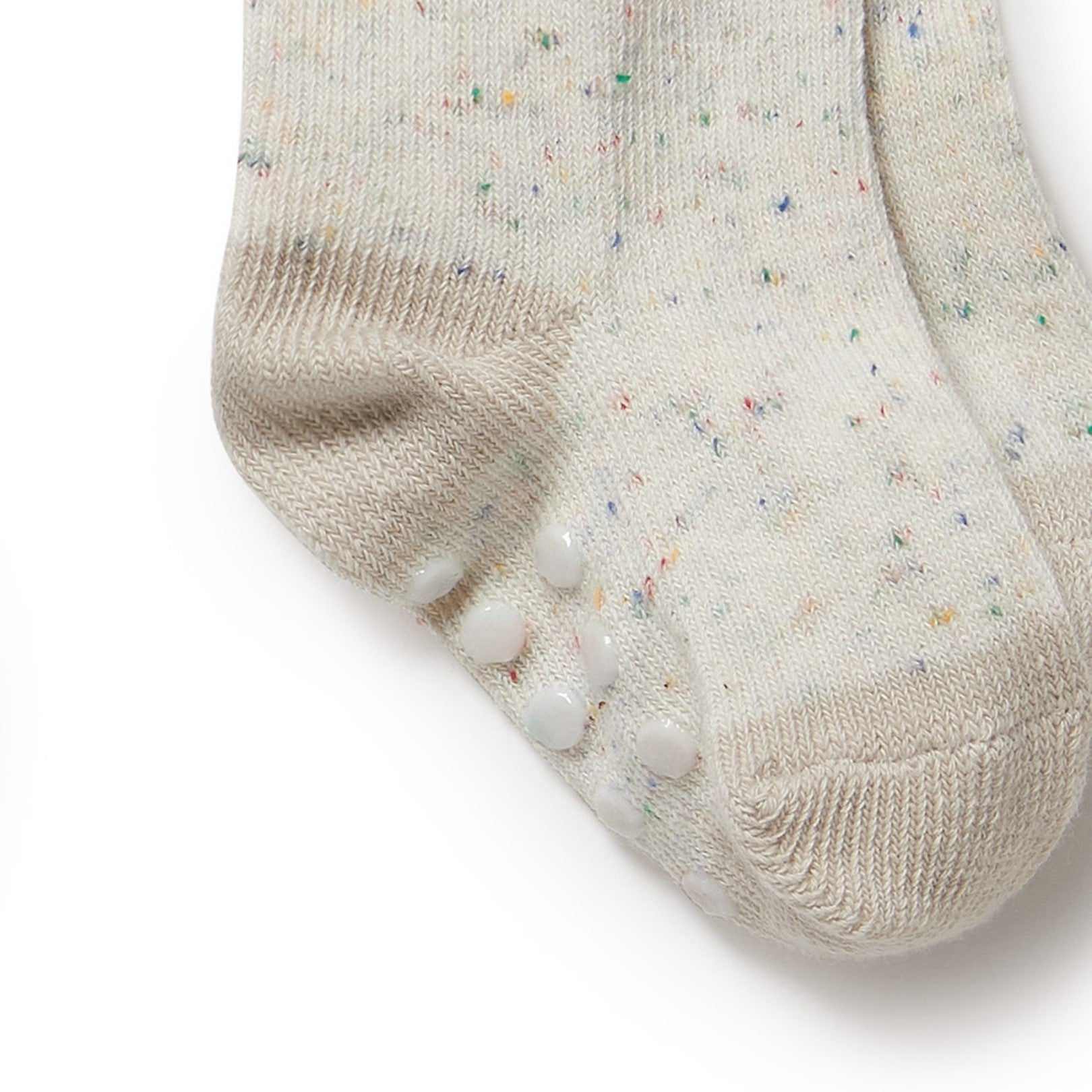 Organic 3 Pack Baby Socks Clay