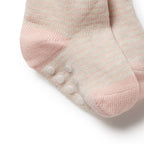 Organic 3 Pack Baby Socks Cantaloupe