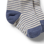 Organic 3 Pack Baby Socks Rain Drop