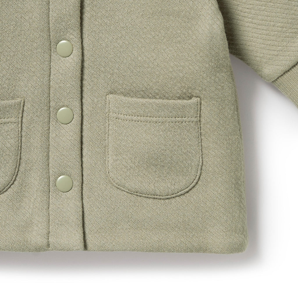 Organic Quilted Jacket - Oak