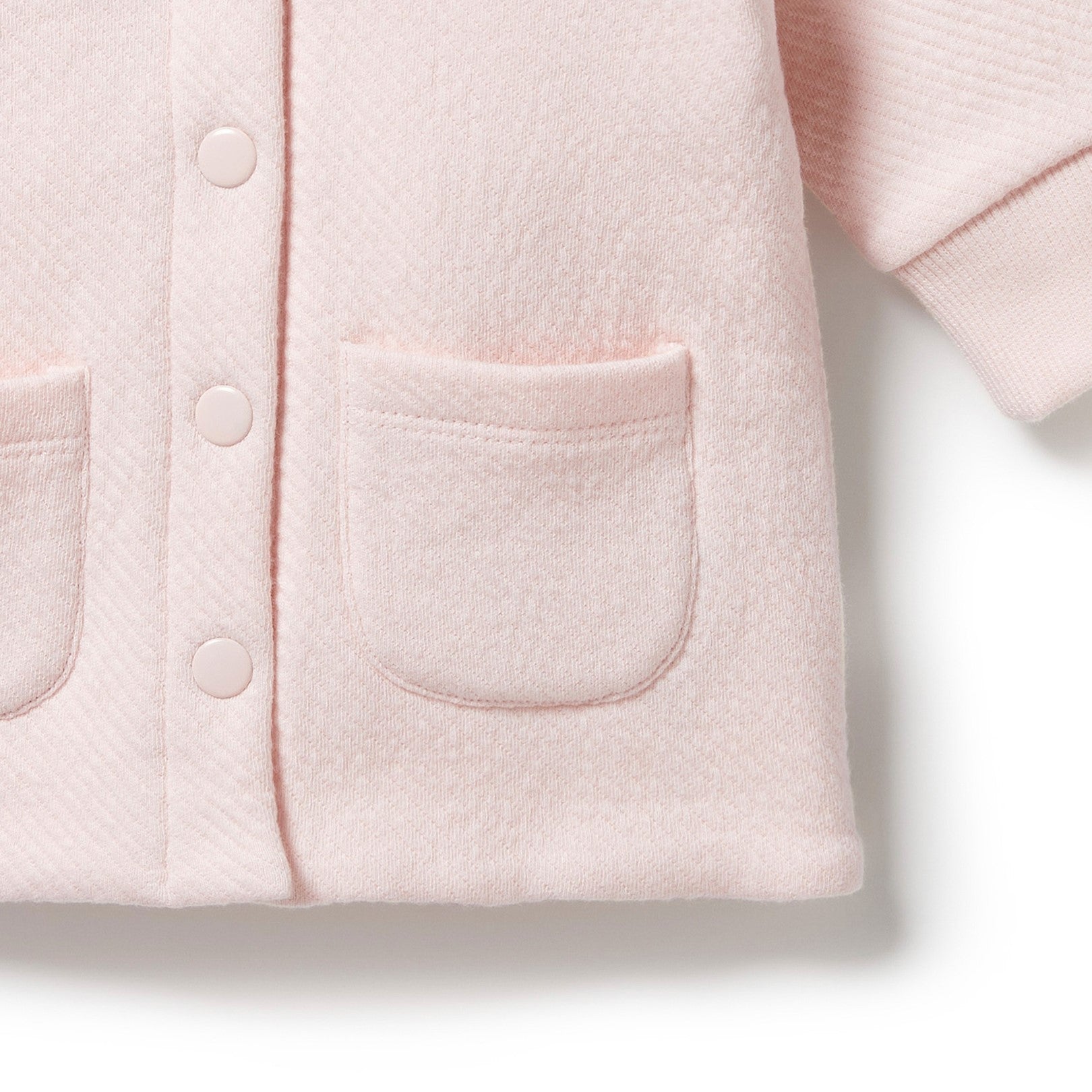 Organic Quilted Jacket - Pink