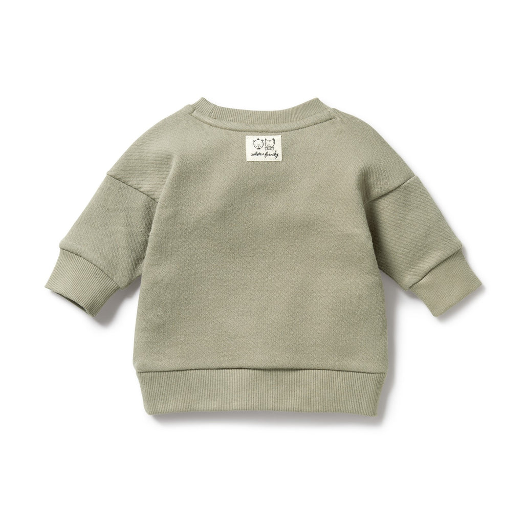 Organic Quilted Sweat - Oak