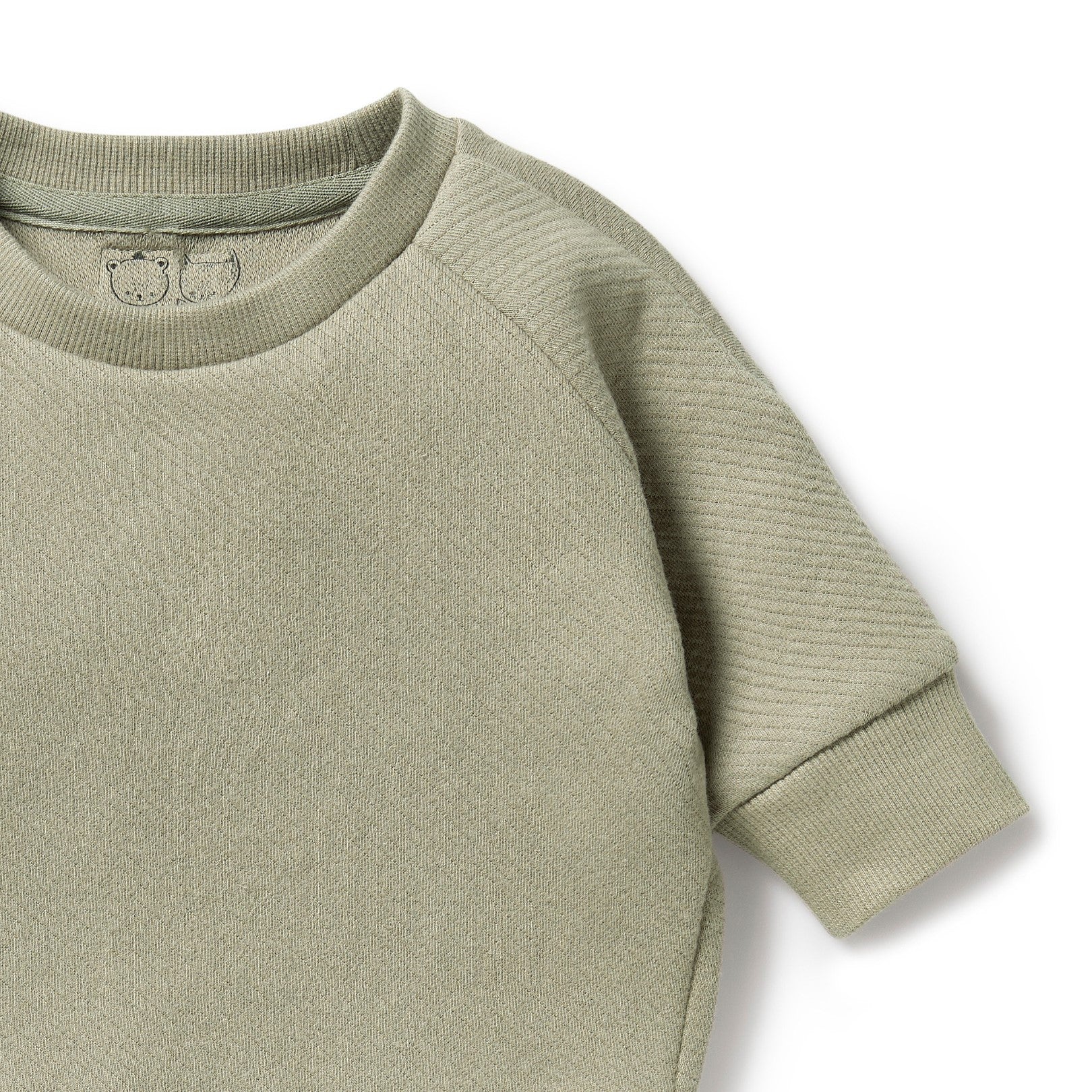 Organic Quilted Sweat - Oak