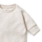 Organic Quilted Sweat - Oatmeal