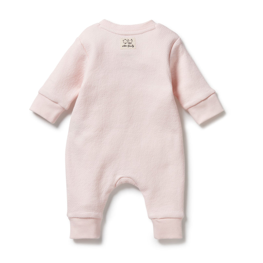 Organic Quilted Growsuit - Pink